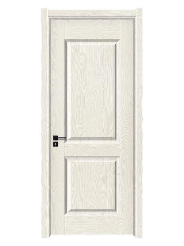LH-6007 Fashion Design 2Panel Warm White Melamine Door Skin 