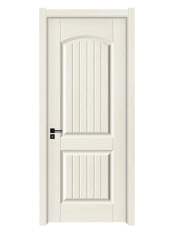 LH-6012 White Wooden Melamine Door Skin Interior Design