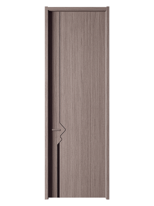 LH-7726 Wooden Grain Splicing Design MDF Panel Melamine Door Skin  