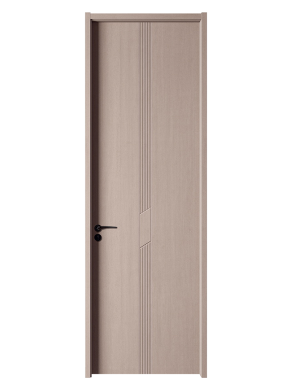 LH-7773 HDF Panel Simple Design Splicing Wooden Grain Door 