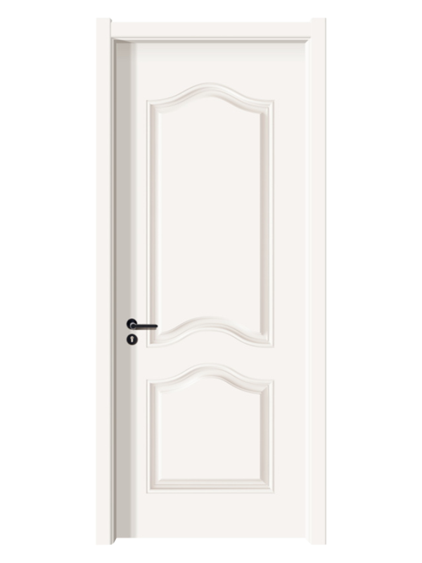 LH-7811 HDF Warm White Panel Wooden Grain Door Skin