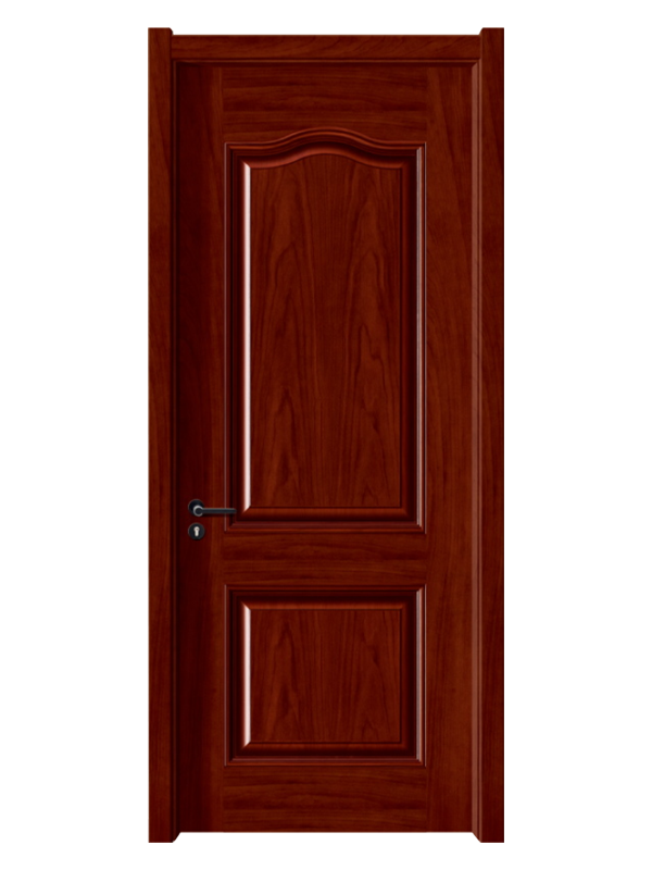 LH-7813 HDF Red Wooden Panel Grain Melamine Door Skin