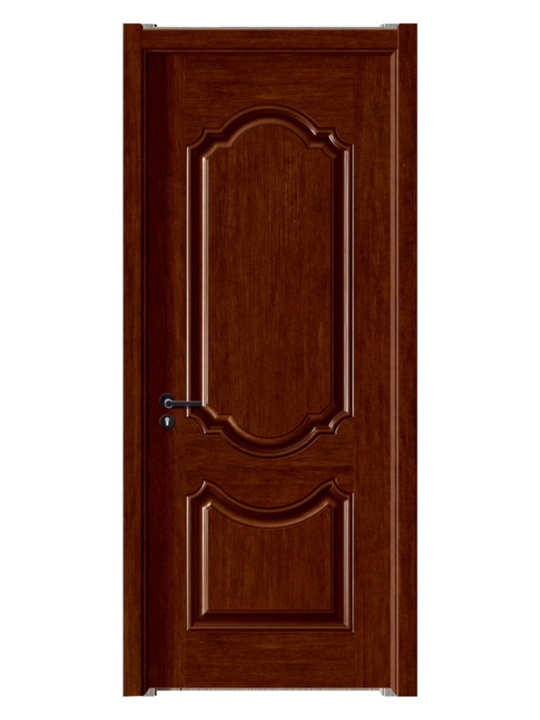 LH-7818 Classic Wooden Grain Entrance Melamine Door Skin Panel  