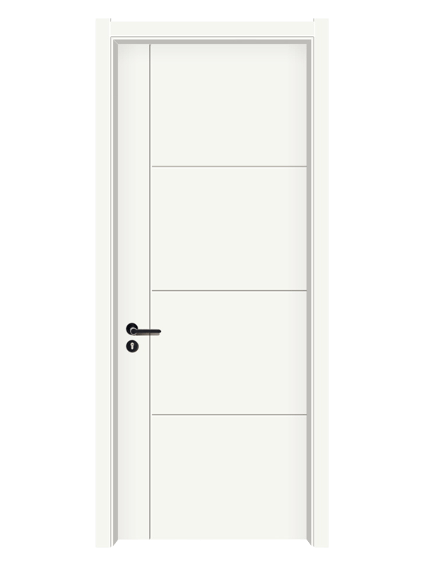 LH-9028 Classical Melamine Warm White Door Wooden Panel