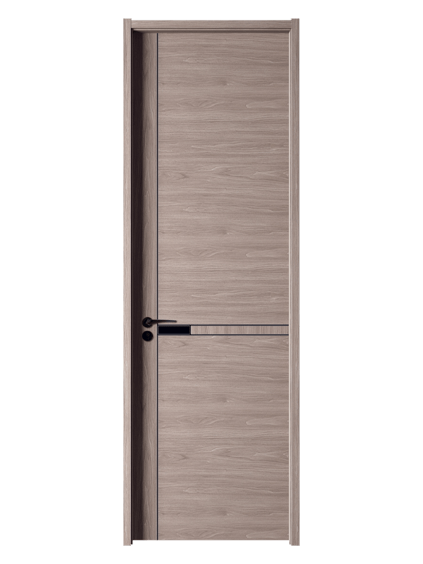 LH-9123 Wooden Veneer Line Splicing Door Panel