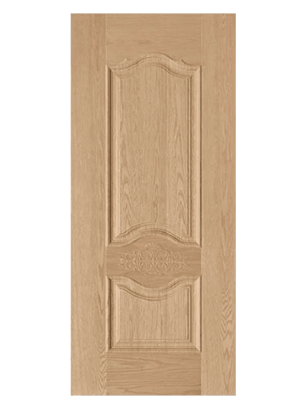 LIHE W1-011 Simple Oak Veneer Door Home Decoration