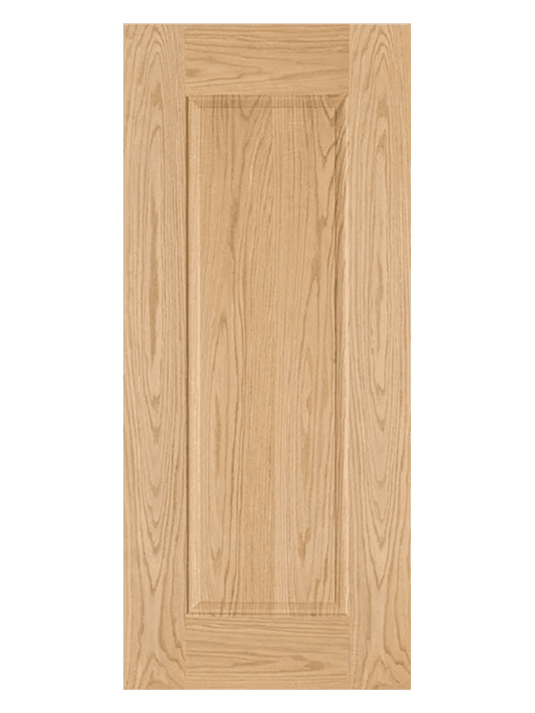 LIHE JS-001 Single Panel Interior Entry Red Oak Wooden Door Skin